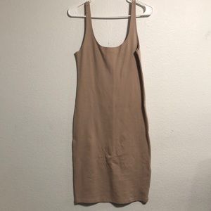 Beige Bodycon dress